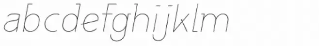 Herrmann Thin Italic