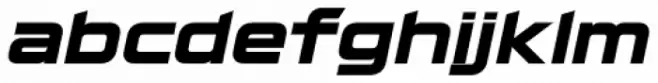 Hyperspace Race Expanded Heavy Italic