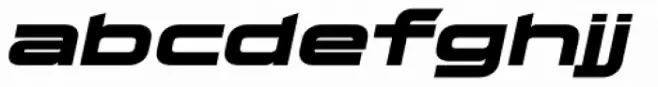 Hyperspace Race Extended Heavy Italic
