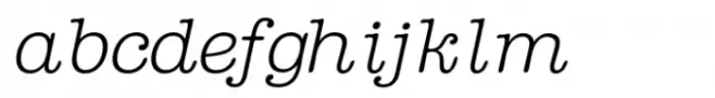 ITC American Typewriter Hellenic Std Normal Italic