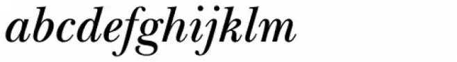 ITC New Baskerville Std SemiBold Italic