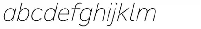 Jarvis Thin Italic