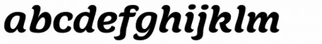 Juno Semi Expanded Black Italic