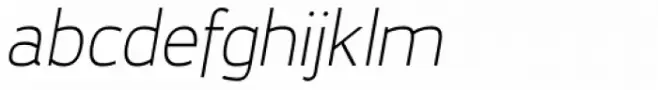 Karlsen Thin Italic