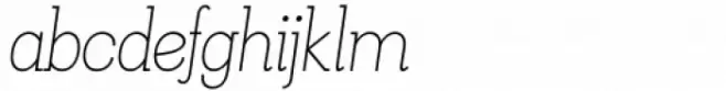 Kate Slab 300 Light Italic