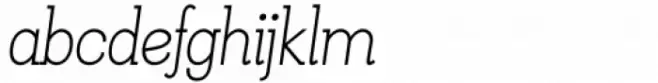 Kate Slab 350 Semi Light Italic
