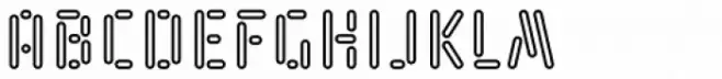 Kempt Condensed Outline Semi Bold