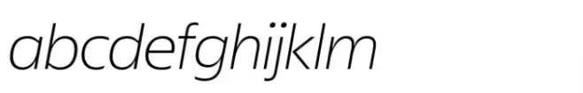 Kimura Sans Display Thin Italic
