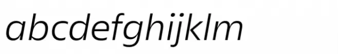 Kimura Sans Light Italic