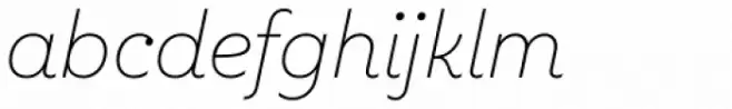 Kleide Thin Italic