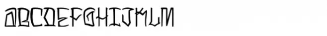 LA Gang Font Set01 Regular