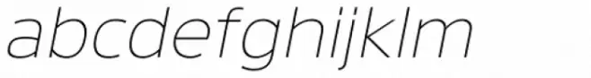 Lanz Thin Italic