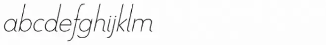 Le Havre Rounded Thin Italic