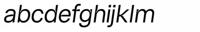 Live Grotesk Regular FM Italic