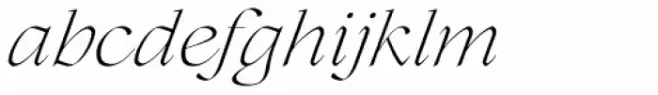 Lovelace Extralight Italic