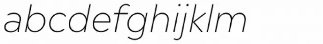 Madera Ultra Light Italic