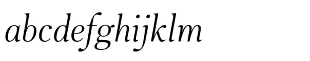 Midnight Edition Light Italic