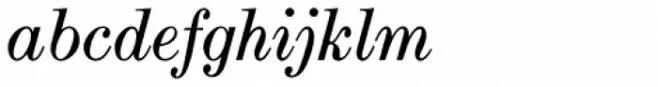 Modern Extended EF Book Italic