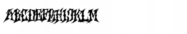Morse Black Metal Font