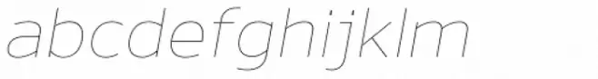 Nauman Thin Italic