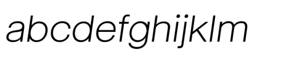 Neue June Light Italic