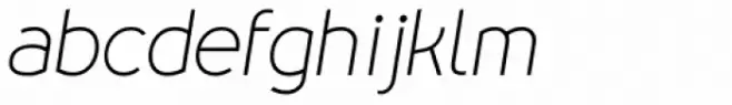 Nevo Thin Italic