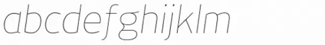 New June Thin Italic