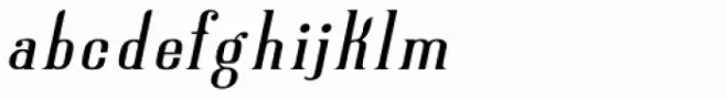 New Lanzelott Regular peak italic