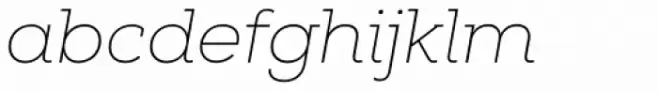 Nexa Slab Thin Italic