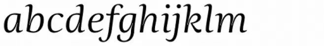 Ninfa Serif Book Italic
