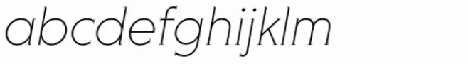 Niveau Serif ExtraLight Italic