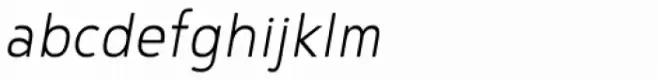 Noyh Slim Light Italic