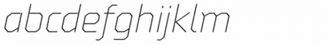 Oita Expanded Thin Italic