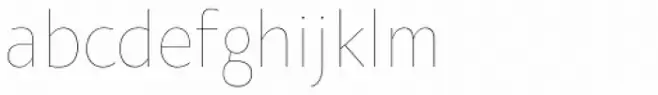 Oksana Sans Narrow Thin