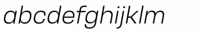 Otoiwo Grotesk Normal Light Italic