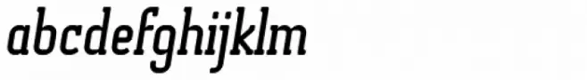 Otsu Slab Medium Italic