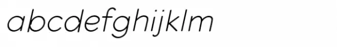 Penmark Thin Italic