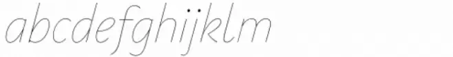 PGF Now Hairline Italic