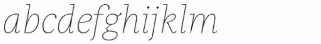Praho Pro Hairline Italic