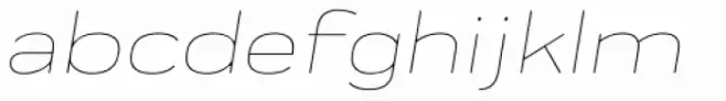 Praktika Round ExtraLight Extended Italic