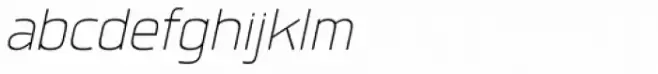 Quan Rounded ExtraLight Italic