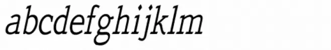 QuickType Condensed Italic