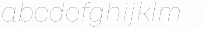 Rationell Hairline Italic