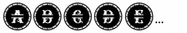Relic Forest Island 3 Monogram circle black