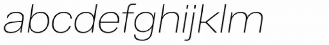 RF Dewi Extended Thin Italic
