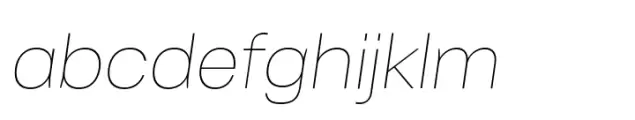 Rikkia Hairline Italic