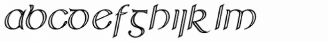 RM Celtic Outline Italic