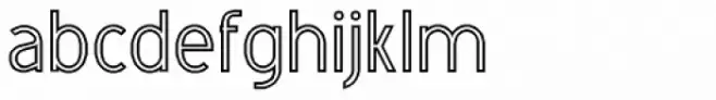 RM Sans Condensed Outline