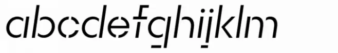Rothek Stencil Normal Italic