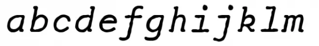 Rough Weekend Normal Italic